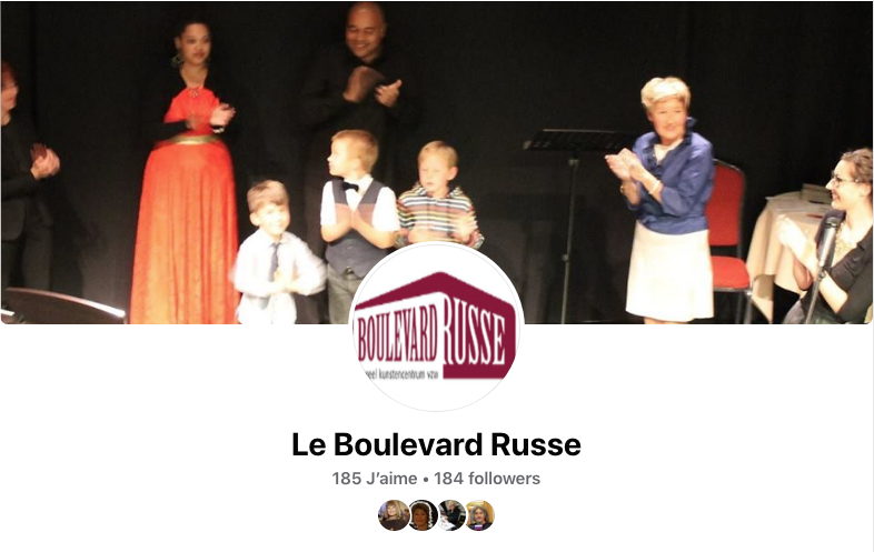 Page Internet. Groupe multiculturel Facebook. Le Boulevard Russe Gent. 2014-06-13